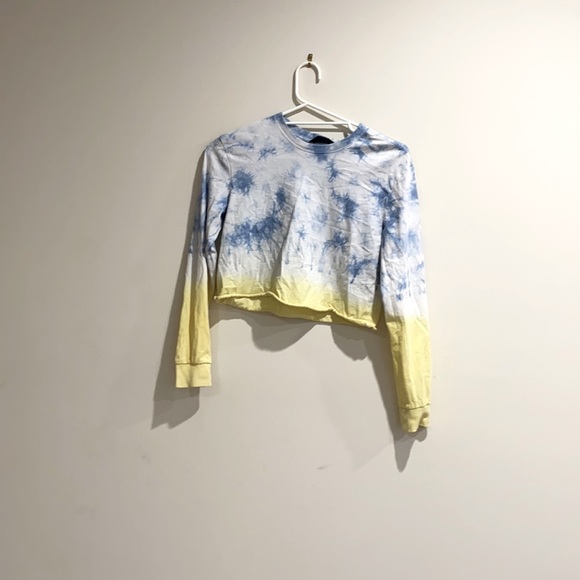 Women’s longsleeve crop top - Picture 1 of 2